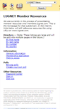 Mobile Screenshot of members.lugnet.com