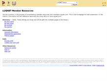 Tablet Screenshot of members.lugnet.com