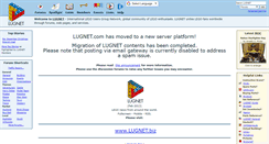 Desktop Screenshot of lugnet.com